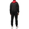 thumbnail image 2 of Cultura Men's Sweatsuit w/ Zipper Pockets, Zip Up Hoodie Track Suit for Running Jogging Sports Casual, Black/Red/White, Large, 2 of 5