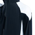 thumbnail image 3 of Camisa con capucha y protección solar para hombre, suave, para actividades al aire libre, escalada en roca XL Negro con Blanco, 3 of 9