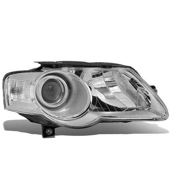 DNA Motoring OEM-HL-0085-R For 2006 to 2010 Volkswagen VW Passat Right / Passenger Side Factory Style Projector Headlight Headlamp 07 08 09 VW2503130
