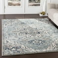 thumbnail image 3 of Mark&Day Area Rugs, 8x10 Acerra Traditional Navy Area Rug, Blue White Carpet for Living Room, Bedroom or Kitchen (7'10" x 9'10"), 3 of 8