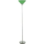 Gooseneck Torchiere Shade, Brushed Nickel