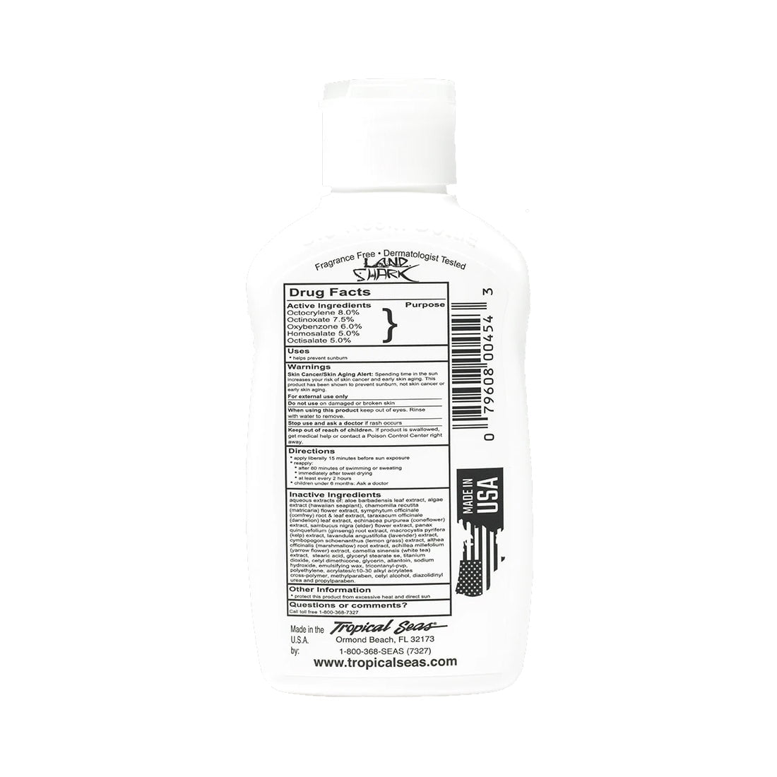 Reef Safe Biodegradable Waterproof SPF 45+ 4 FL OZ Sunscreen Lotion