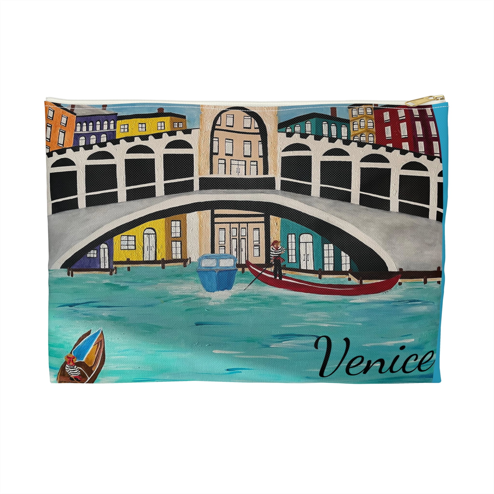 Venice Travel Pouch  - Durable and Versatile Cosmetic Bag or Pencil Case