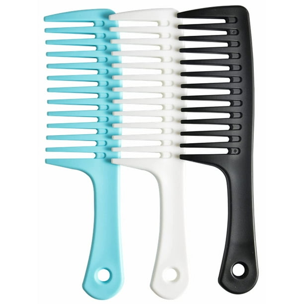 Wide Tooth Comb and Large Hair Detangling Comb, Durable Hair Brush for Best  Styling and Professional Hair Care, Suitable for Curly Hair, Long Hair, Wet  Hair in all Types 