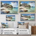 thumbnail image 4 of Designart "Serene Moments in Tulum, Mexico" Nautical & Beach Floater Framed Wall Decor, 4 of 7