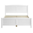 thumbnail image 4 of Zimtown Full Platform Bed, Solid Pine Wood Kids Bed Frame with Headboard and Footboard , Easy Assembly, White, 4 of 7