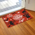 thumbnail image 4 of Halloween Doormat Scary Non Entry Rug For Front Door Indoor Outdoor Welcome Mat Durable Polyester Carpet Microfiber Leopard Blanket Big Knit Throw Blanket Twin Soft Blanket Throw Blanket Western Soft, 4 of 4