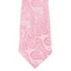 thumbnail image 5 of Conjunto de pañuelos y gemelos de fiesta de boda Macarena Rosado Corbata de jacquard para hombre, 5 of 8