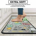 thumbnail image 5 of Kitchen Rugs and Mats Set of Set of 2s Non-Skid Washable Non-Slip Backing Anti Fatigue Kitchen Mat Microfiber Kitchen Runner Rugs for Home Kitchen 17"x47.2"+17"x23.6", 5 of 7