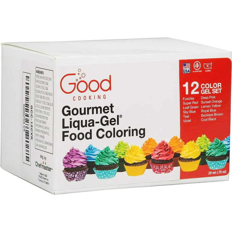 36 Color Food Coloring Liqua-Gel Ultimate Decorating Kit Primary