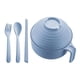 thumbnail image 1 of Juego de para Ramen para Microondas con Palillos: Olla para Cocinar Fideos Duradera y Apta para Microondas con Tapa, Ideal para Dormitorios, Azul Nórdico, 1 of 5