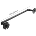 thumbnail image 2 of Toallero industrial vintage de metal negro - Accesorios de baño s202412241397, 2 of 5