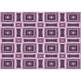 thumbnail image 1 of Ahgly Company Indoor Rectangle Patterned Dull Purple Area Rugs, 2' x 4', 1 of 1