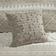 thumbnail image 6 of Pemberly Row 3-piece Cotton Full/Queen Duvet Cover Set with Chenille in Brown, 6 of 15