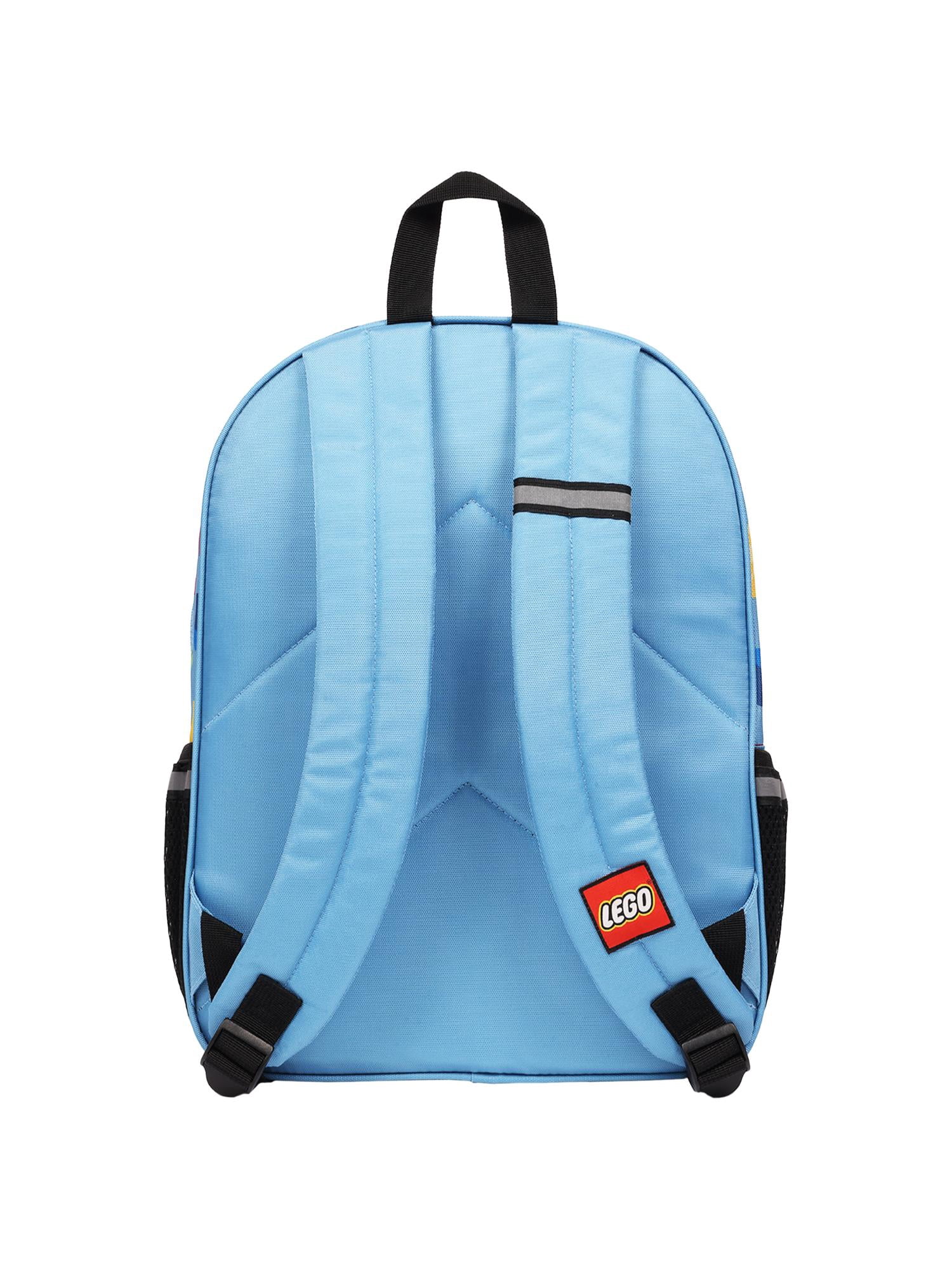 LEGO Boy's 17" "Master Builder" 4-Piece Backpack Set with Lunch Box, Pencil Pouch, & LEGO Keychain