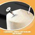 thumbnail image 3 of WHAMVOX 4 Pcs Chopping Coconut Opener 4.60X3.00X3.00CM Silver, 3 of 8