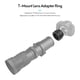 thumbnail image 3 of Irfora Andoer T2-FX anillo adaptador de montaje de lente de Metal T / T2 adaptador de adaptador de lente de montaje para cámaras Fujifilm X-T1 / X-A1 / X-E2 / X-M1 / X-E1 / X-Pro1 X-Mount Irfora Adaptador de lente, 3 of 7