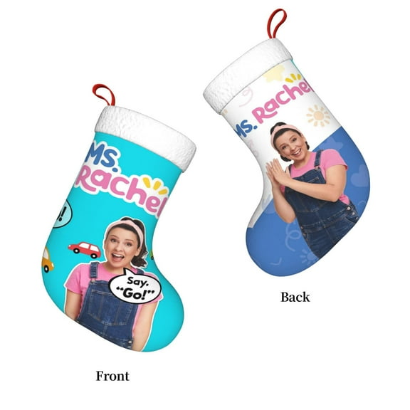 Ms Rachel Christmas Stocking 2PCS Hanging Socks for Christmas Decorations for Family Holiday Party Decor Xmas Gifts