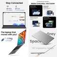 thumbnail image 5 of TECLAST Windows 11 Pro Notebook Computer 15.6" Laptop 16GB RAM 512GB SSD, 3.4GHz Quad Core Intel N95 Bussiness Computer PC, 1920x1080, Intel UHD Graphics, IPS FHD 1080P Screen, WiFi 6/BT 5.0, 5 of 10