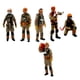 thumbnail image 4 of 6 figuras de bomberos a escala 1:64, regalo de exhibición para Tiny Peoples, mini muñecas de bomberos pintadas a mano para hombres y entusiastas de, 4 of 9