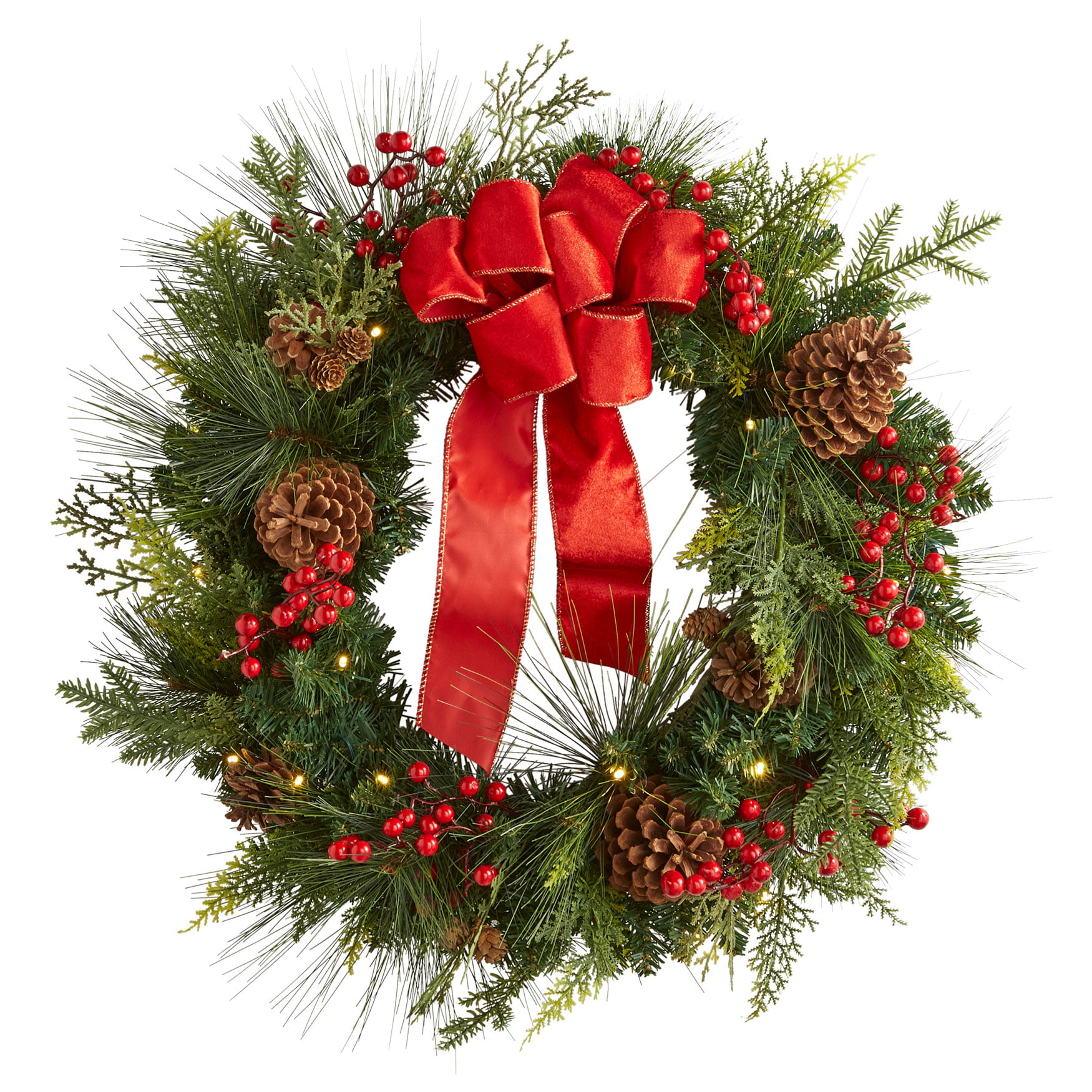 Lighted Christmas Wreath - Photos All Recommendation