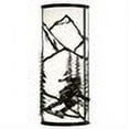 thumbnail image 2 of Meyda Tiffany 15427 13" Wide 4 Light Wall Sconce - Black, 2 of 2