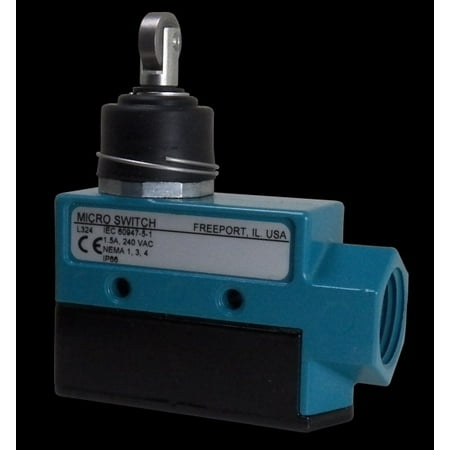 

Honeywell BZE6-2RN81 Switch Limit N.O./N.C. SPDT Cross Roller Plunger Screw Mount 0.5A 250VDC 6.67N Linear Conduit