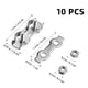 thumbnail image 2 of MERRYHAPY 10Ud Clip Conector De Cable Acero Inoxidable Para Cuerda Con Acabado Exterior, 2 of 5