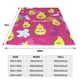 thumbnail image 3 of Balery Pink Green Avocado Manta de Felpa Suave y Acogedora – Cobija de Franela Aterciopelada para Cama, Lavable y Cálida para Sofá, Mascotas, Transpirable-40"x30", 3 of 7