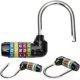 thumbnail image 2 of Black 5 Digit Combination Suitcase Padlock No Keys Required Perfect for Escape Rooms, 2 of 5
