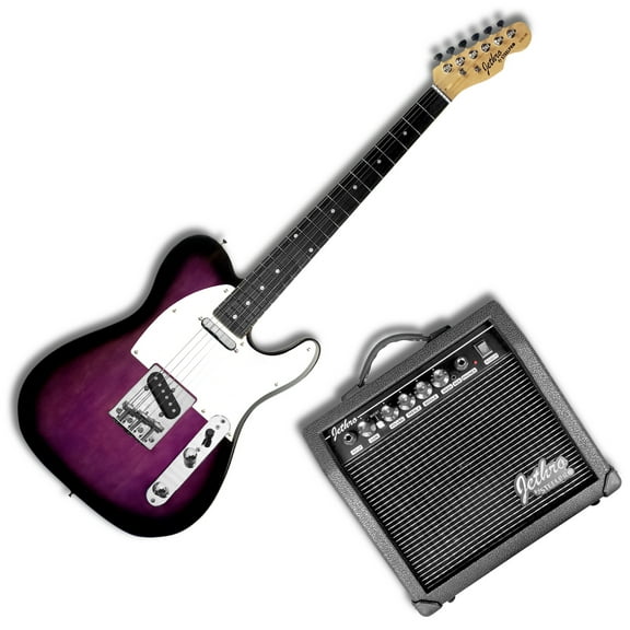 Paquete Guitarra Eléctrica Jethro Steelpro 030sk Diestro Maple