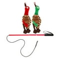 thumbnail image 1 of OUNONA 1 Set Dog Training Plaything Interactive Cat Teaser Red Plush 35.4X0.8X0.8In, 1 of 7
