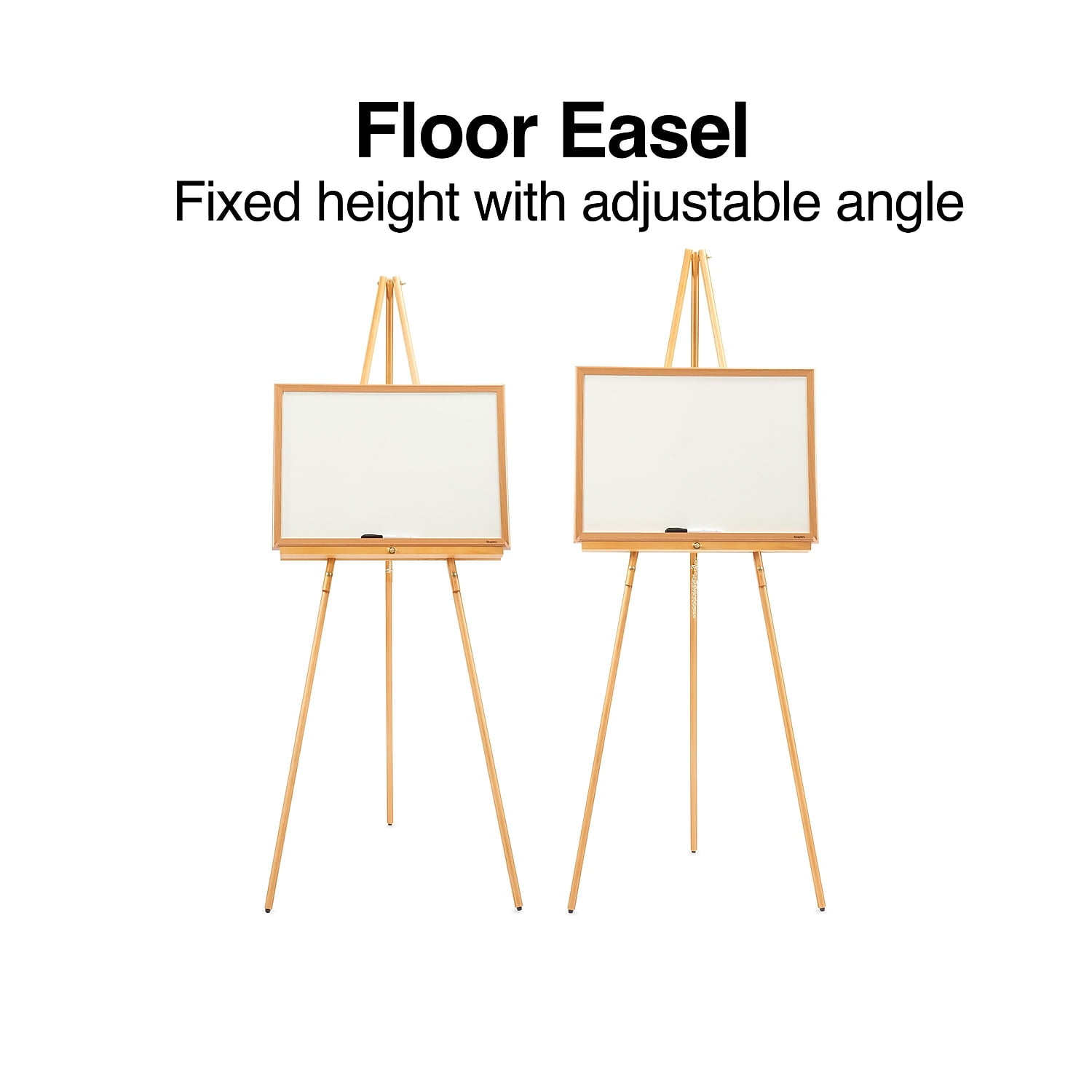 HITOUCH BUSINESS SERVICES Display Easel 64" Natural Pine Hardwood 28219US/50447US