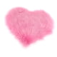 thumbnail image 2 of Alfombra de piel de oveja artificial suave sin pelusa con forma de corazón, tapete, funda de sofá y silla Rosado, 2 of 9