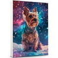 thumbnail image 2 of Silky Terrier Dog Lying in The Snow Canvas Print Wall Art Famous Painting for Kids Nursery Bedroom Living Room Office Home, 2 of 6