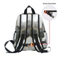 thumbnail image 5 of FORMRS School Backpack with Front Zippered Pocket 12" Student Travel Daypack, Gray Hexagons, 5 of 6