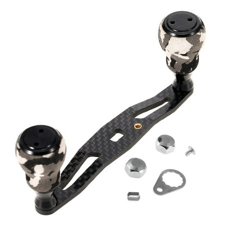Carbon Fiber Fishing Reel Handle Left Right Diy Eva Knob Rocker Replacement Green 7X4Mm Mingyiq Inc