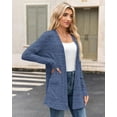 thumbnail image 2 of MISFAY Women's Cardigans Long Sleeve with Pockets - Open Front Lightweight Cardigan, 2 of 5