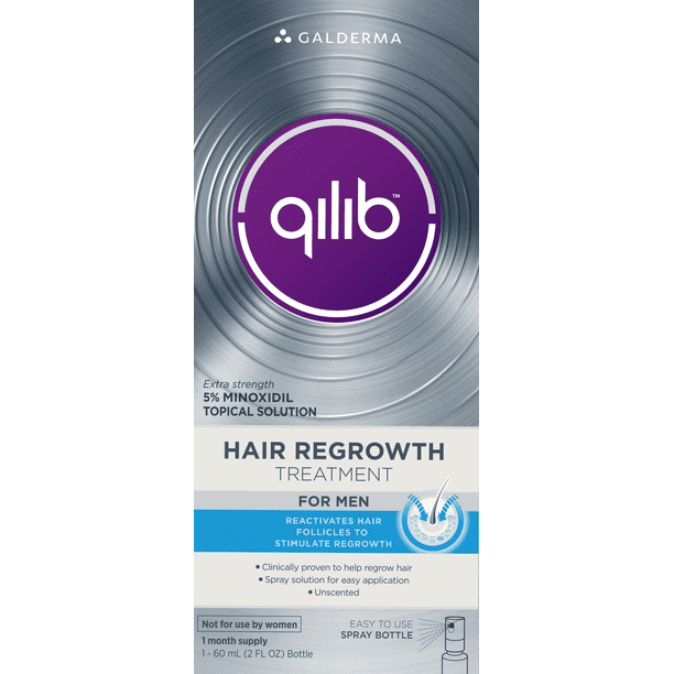 Qilib Hair Regrowth Treatment For Men, 2 Oz - Walmart.com