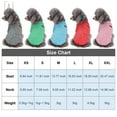 thumbnail image 2 of Gustave Pet Knitwear Fleece Coat, Soft Thickening Warm Pup Dogs Shirt Winter Dog Vest Puppy Sweater for Small Dog Puppy Kitten Cat "Blue, M", 2 of 9