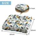 thumbnail image 7 of Dutch Velvet Square Yoga Cushion 22 Inch, Boho Meditation Floor Pillow for Bedroom and Reading Area, 7 of 7