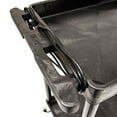 thumbnail image 7 of Luxor 18" x 24" Three Shelf Tub Utility Cart - Black, 7 of 7