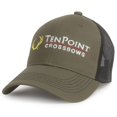 thumbnail image 2 of Gorro TenPoint con malla bordada, color oliva, 2 of 6