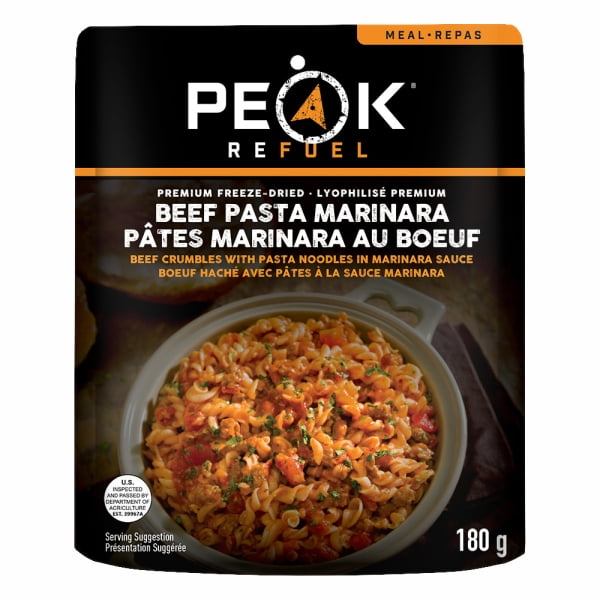 Peak Refuel Beef Pasta Marinara - Pouch