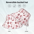 thumbnail image 2 of Balery Red Lips Sombreros para el sol para hombre y mujer, sombrero de pescador con UPF 50+, 2 of 6