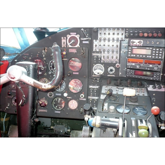 24"x36" Gallery Poster, Cockpit Antonov AN-2