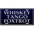 thumbnail image 2 of Whiskey Tango Foxtrot Metal License Plate, 2 of 2