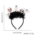 thumbnail image 1 of 1pc, Take Your Halloween Selfies To The Next Level With The Trendiest Cat Bat Pumpkin Headband Photo Props, Halloween Band Halloween Spoof Halloween Headband, Halloween Party Cosplay Supplies, 1 of 5
