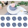 thumbnail image 1 of Juego de 10 Servilletas de Tela Arrugada, servilleta rústica Bohemia, Lavables, Reutilizables, Estilo Rústico para Bodas y Fiestas (Azul neblina), 1 of 4
