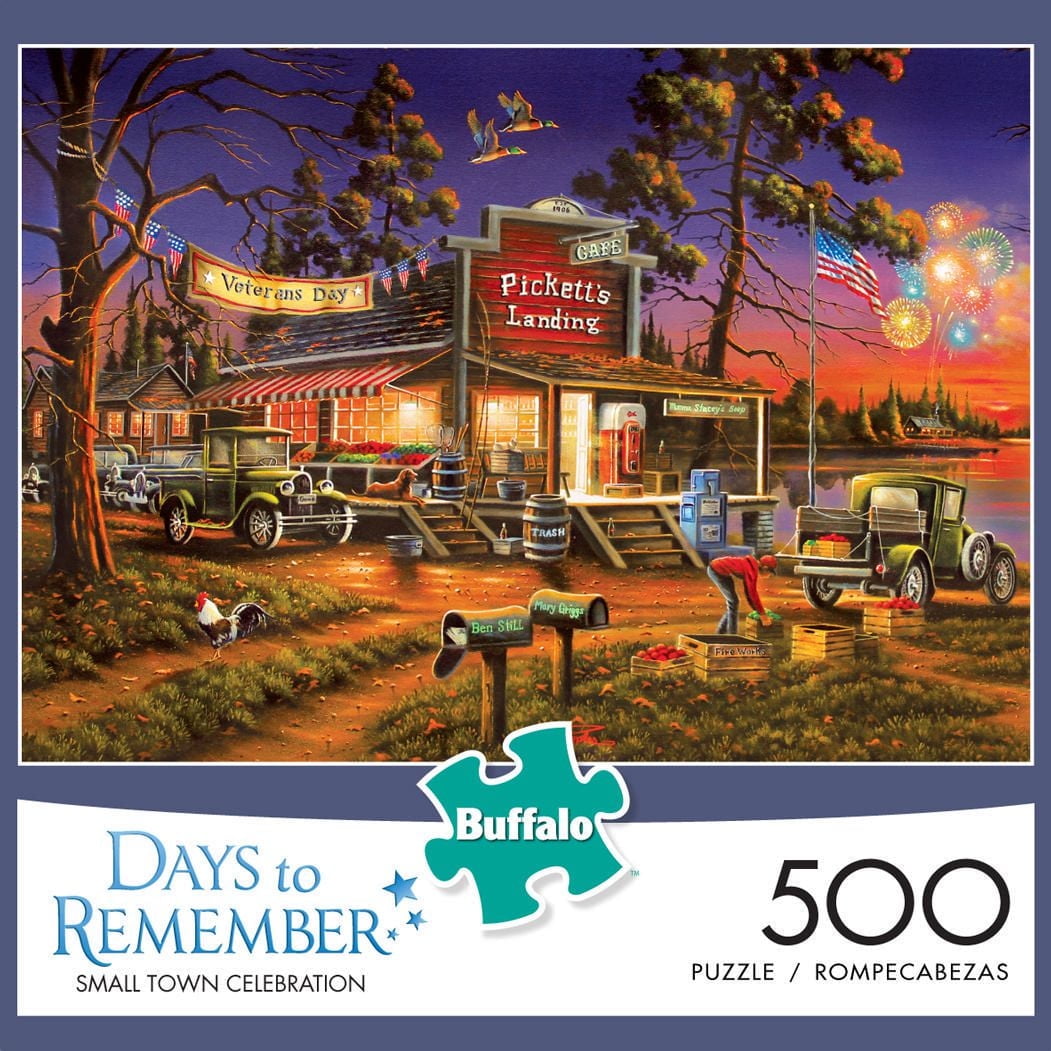 Casse-tête Days To Remember Small Town Celebration de Buffalo Games de 500 morceaux